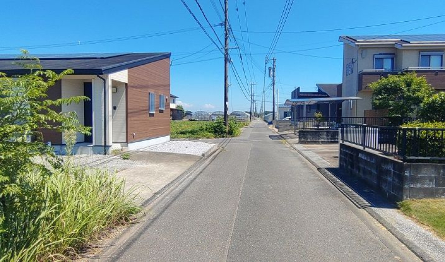 物件から北方面を望む