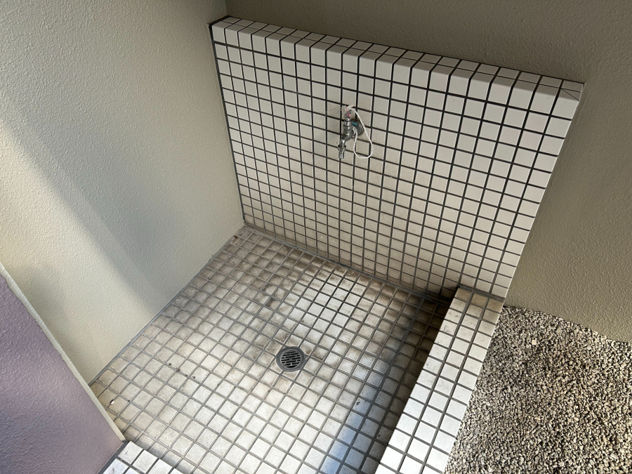 【ペット用足洗い場】散歩の後などに重宝します!