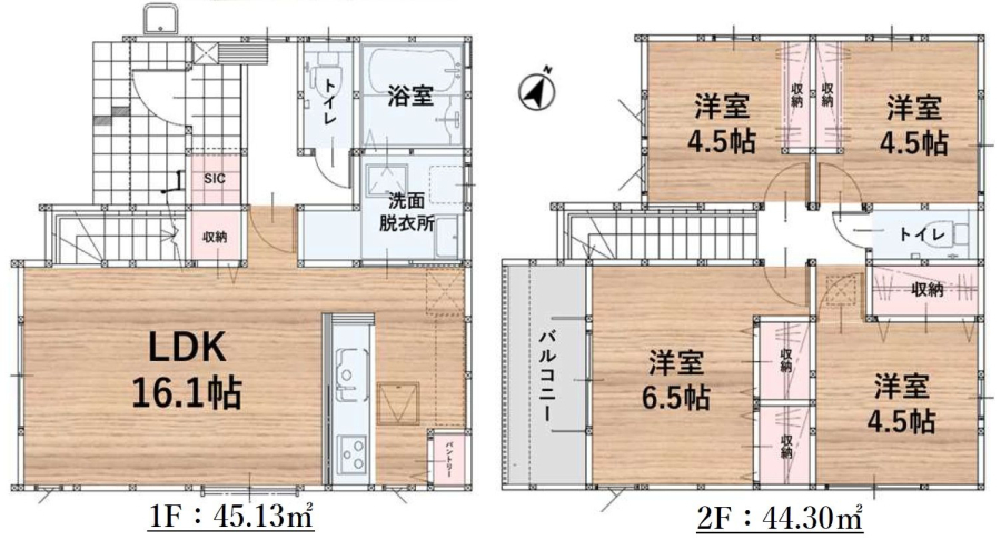 1号棟間取り間取り